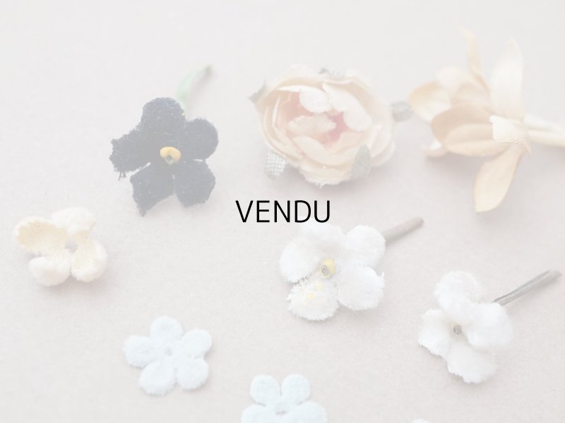 画像3: ＊蚤の市セット＊ アンティーク 小さな布花のセット 