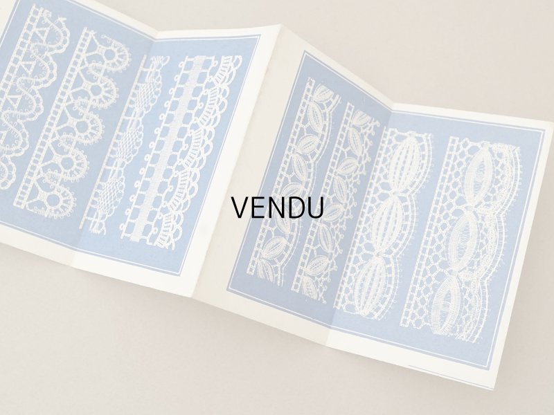 画像5: ＊蚤の市セット＊ アンティーク レース図案帳 2点セット