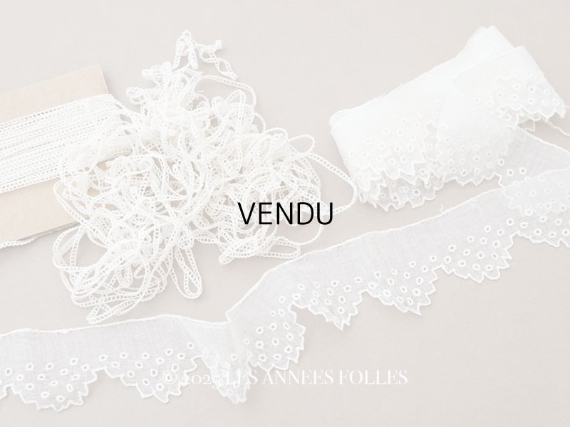 画像1: ＊蚤の市セット＊アンティーク レース2種のセット