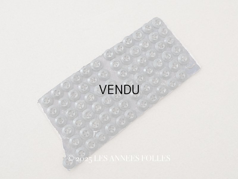 画像1: ＊蚤の市＊ アンティーク ボタン ベークライト製 8mm弱 72ピースのセット 黒