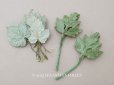 画像1: ＊蚤の市セット＊ アンティーク 布花用リーフのセット (1)