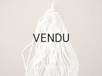 アンティーク ガラス製 サティネビーズ オフホワイト 4.5mm