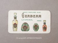 アンティーク パフュームカード GERBERA - L.T.PIVER -