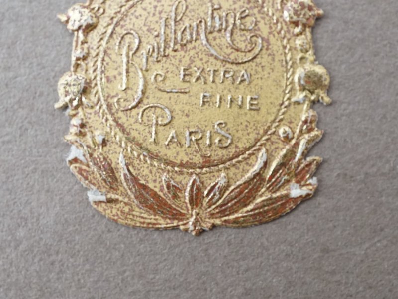画像2: アンティーク パフュームラベル 鈴蘭 BRILLANTINE EXTRA FINE PARIS