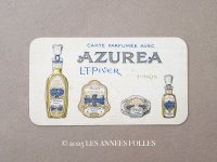 アンティーク パフュームカード AZUREA - L.T.PIVER -