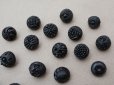 画像5: *蚤の市セット*アンティーク フレンチジェットのボタン 27ピースのセット (5)