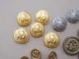 画像3: *蚤の市セット* フランス製 ヴィンテージ ミリタリーボタンのセット  (3)