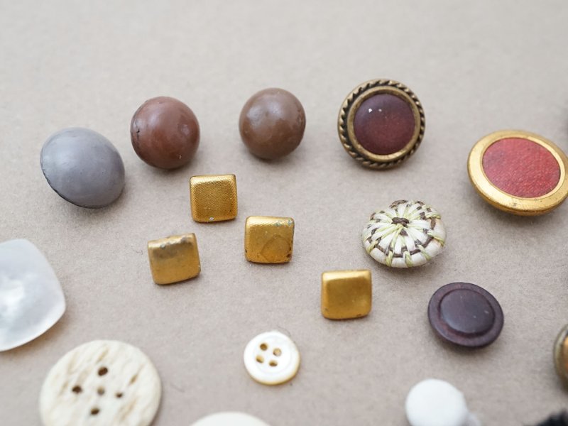 画像3: *蚤の市セット*アンティーク ボタンのセット