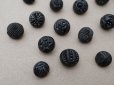 画像2: *蚤の市セット*アンティーク フレンチジェットのボタン 27ピースのセット (2)
