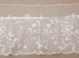 画像6: 19世紀末 アンティーク ドレスパーツ リボンのモチーフ アプリカシオン・アングルテール  4.2m 幅広22.5cmオフホワイト ボビンレース (6)
