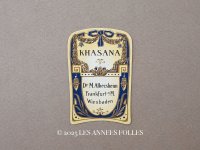 アンティーク パフュームラベル リボンのガーランド KHASANA - Dr.M.ALBERSHEIM -