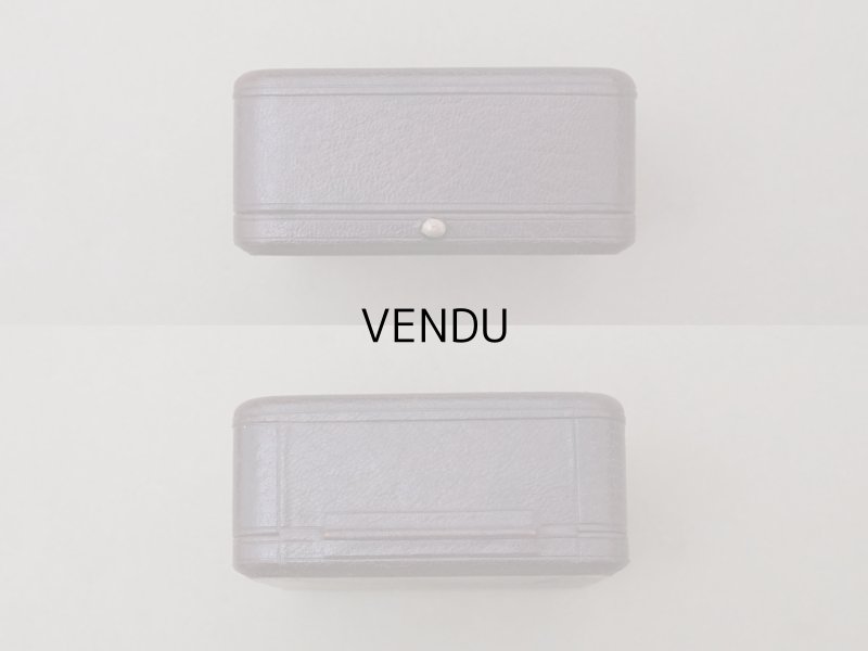 画像9: アンティーク 金彩入り 本革製 ジュエリーボックス ボルドー ブレスレット用