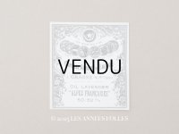 アンティーク パフュームラベル OIL LAVENDER ALPES FRANCAISE - CAMILLE ALBERT ET LALOUE -