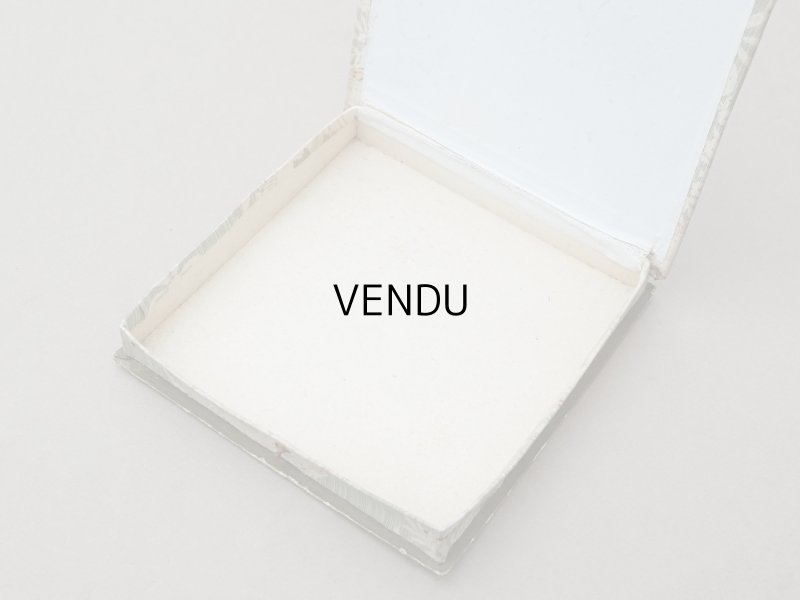 画像11: アンティーク 薔薇の花かごのメダイヨン カルトナージュボックス オリーブグリーン