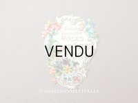 アンティーク パフュームラベル EXTRAIT CONCENTRE ROSES AUX FLEURS - E.MARTILLI MILAN -