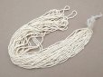画像2: アンティーク シードビーズ 生成り エクリュ 1cm=8粒  (2)