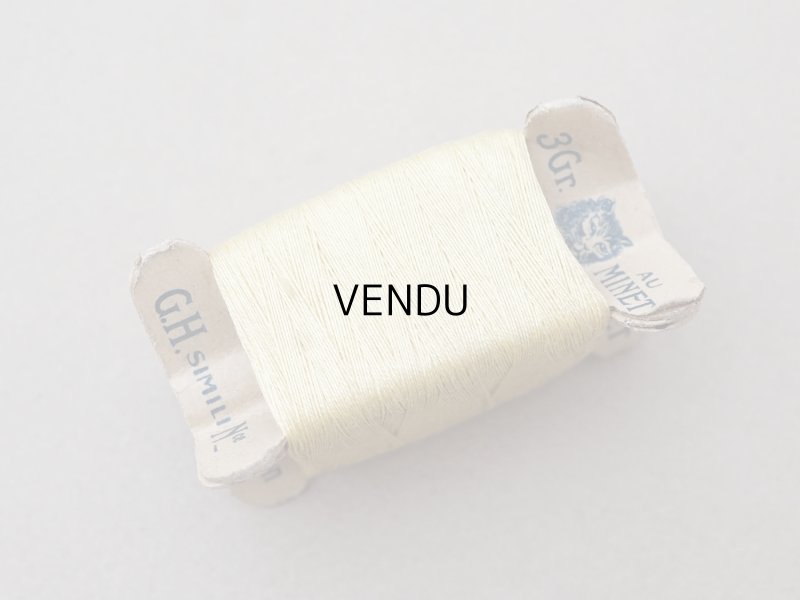 画像6: アンティーク  猫の糸巻き ボルドー レモン色 - AU MINET -