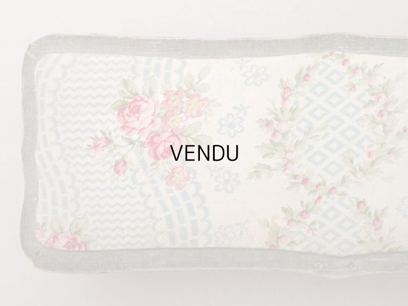 画像4: アンティーク グローブボックス 薔薇模様のカルトナージュボックス　