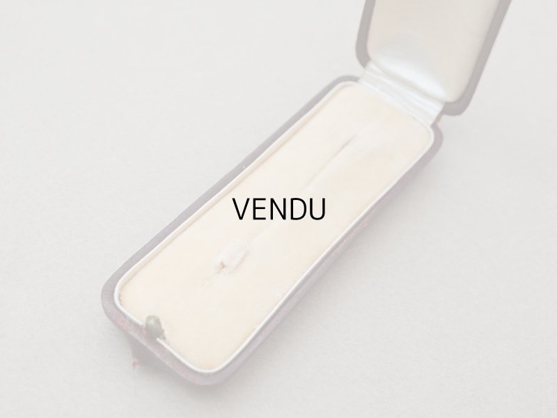 画像3: アンティーク 本革製 ジュエリーボックス ボルドー エパングル