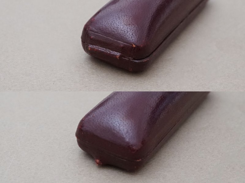 画像7: アンティーク 本革製 ジュエリーボックス ボルドー エパングル