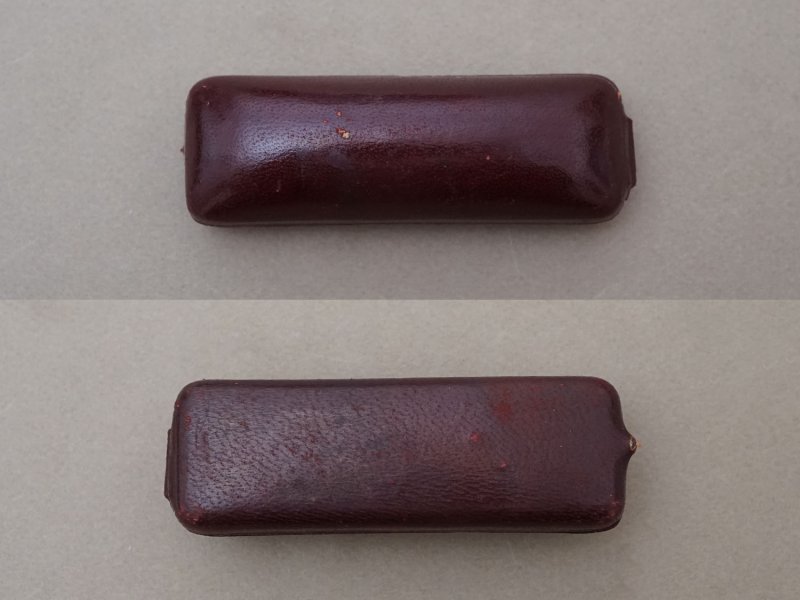 画像5: アンティーク 本革製 ジュエリーボックス ボルドー エパングル