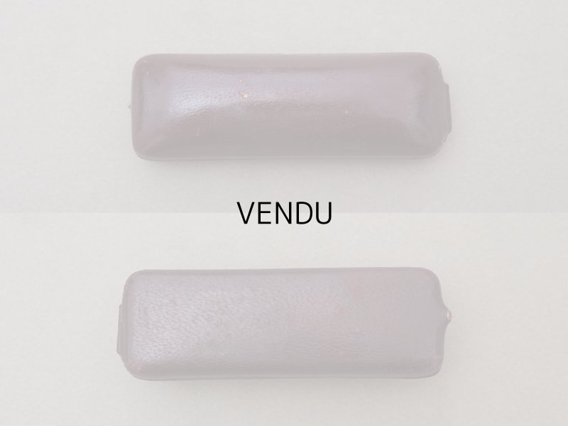 画像5: アンティーク 本革製 ジュエリーボックス ボルドー エパングル