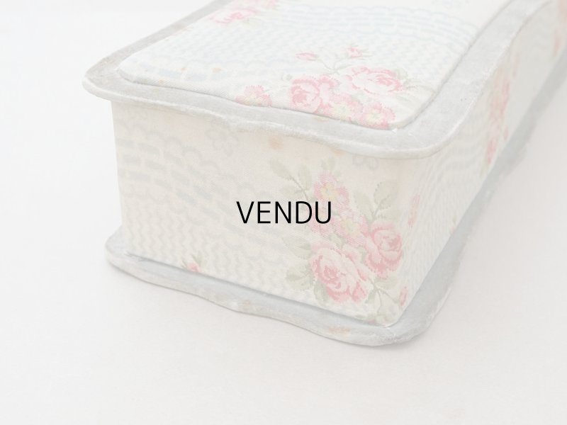 画像8: アンティーク グローブボックス 薔薇模様のカルトナージュボックス　