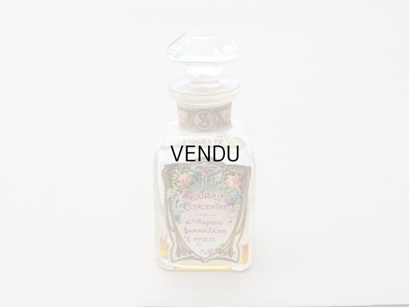 画像2: アンティーク パフュームボトル 香水瓶 サマリテーヌ百貨店 EXTRAIT CONCENTRE - GRANDS MAGASINS DE LA SAMARITAINE PARIS -