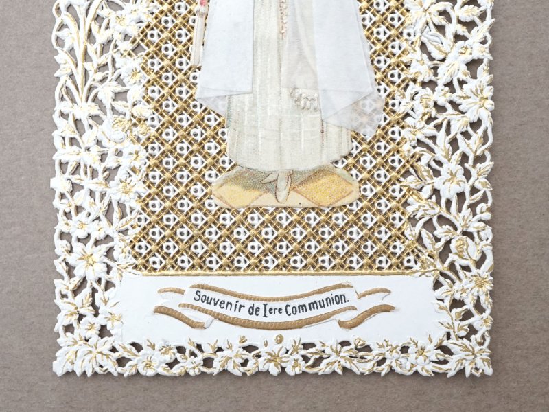 画像3: 【クリスマスセール2025対象外】アンティーク 初聖体のカニヴェ 
