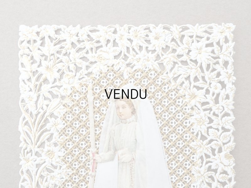 画像2: 【クリスマスセール2025対象外】アンティーク 初聖体のカニヴェ 