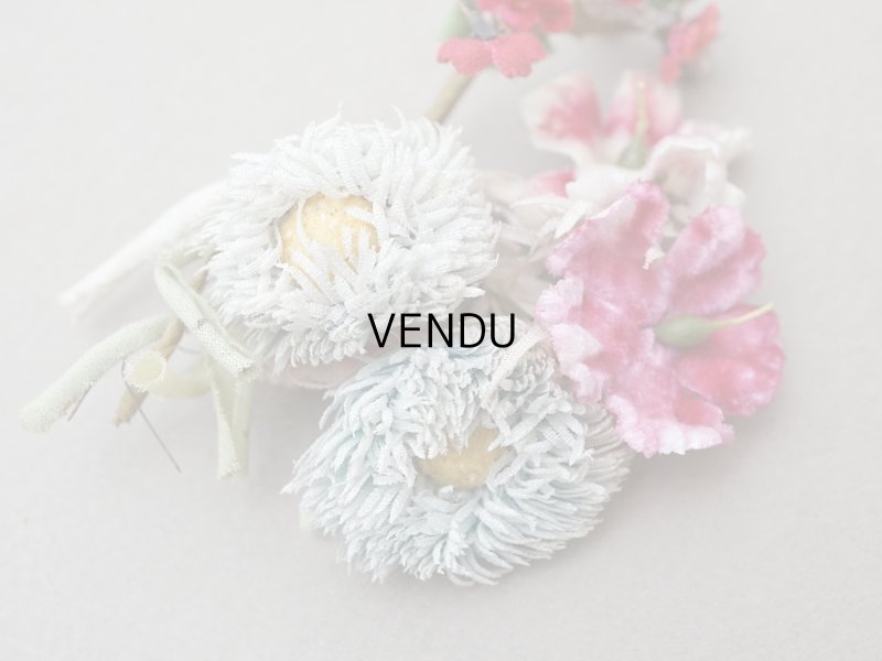 画像3: 【クリスマスセール2025対象外】アンティーク ベルベットの布花のブーケ　