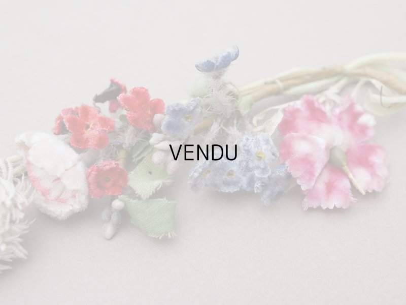 画像3: 【クリスマスセール2025対象外】アンティーク ベルベットの布花のブーケ　