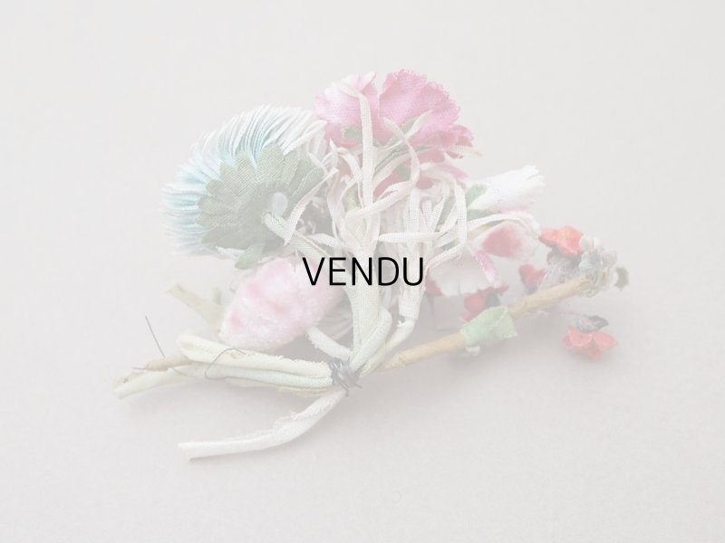 画像5: 【クリスマスセール2025対象外】アンティーク ベルベットの布花のブーケ　