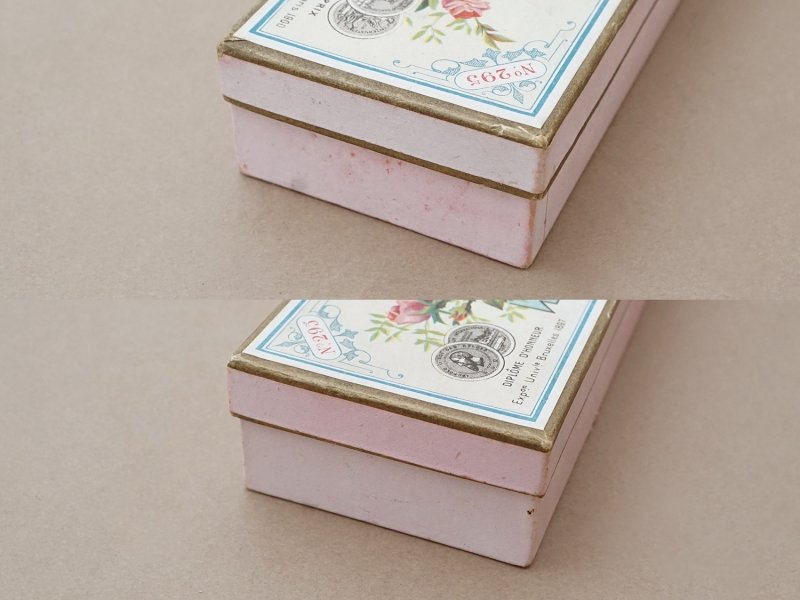 画像6: 【クリスマスセール2025対象外】アンティーク 薔薇のソープボックス レースペーパー付き SAVON ROSE DE MAI - VIBERT FRERES PARIS -