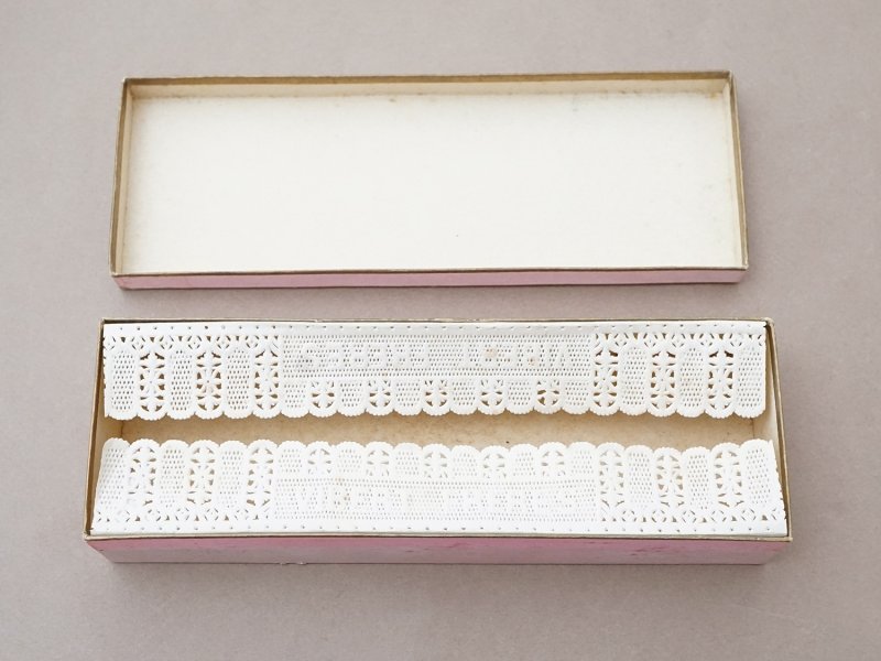 画像4: 【クリスマスセール2025対象外】アンティーク 薔薇のソープボックス レースペーパー付き SAVON ROSE DE MAI - VIBERT FRERES PARIS -