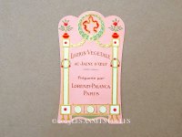 【クリスマスセール2025対象外】アンティーク パフュームラベル LOTION VEGETALE AU JAUNE D'OEUF - LORENZY-PALANCA PARIS -