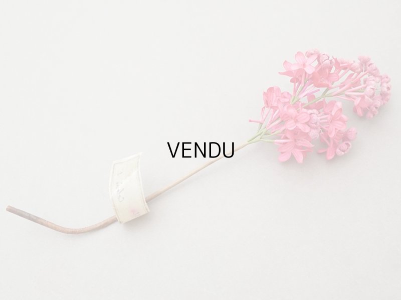 画像2: 【クリスマスセール2025対象外】アンティーク ライラックの布花 チェリーピンク