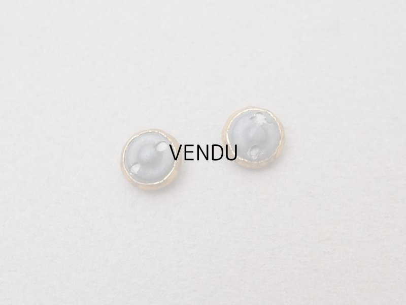 画像2: 【クリスマスセール2025対象外】19世紀 アンティーク 極小 メタルボタン 8.5mm 