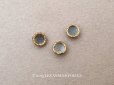 画像1: 【クリスマスセール2025対象外】19世紀 アンティーク 極小 メタルボタン 6mm 3点セット (1)