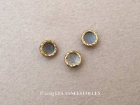 【クリスマスセール2025対象外】19世紀 アンティーク 極小 メタルボタン 6mm 3点セット