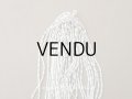 アンティーク ガラスビーズ 半透明＆シルバー ガラス製 5×2mm 36〜39g