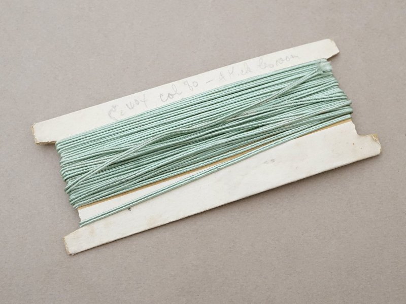 画像4: アンティーク 紐 ミントグリーン 3m 2mm幅