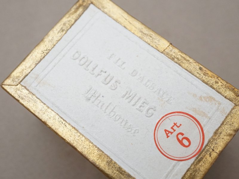 画像5: アンティーク DMCの糸箱 FIL D'ALSACE DOLLFUS MIEC&CIE - DMC -