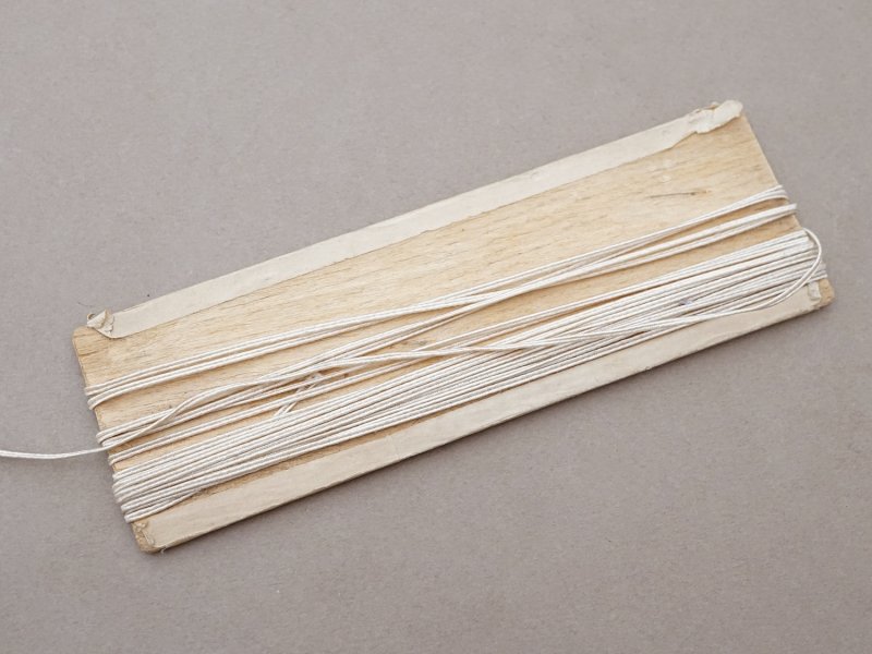 画像3: アンティーク 紐 オフホワイト 3m 2mm幅