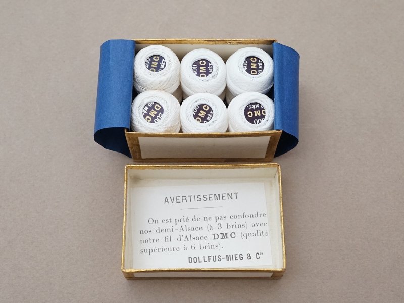 画像8: アンティーク DMCの糸箱 FIL D'ALSACE DOLLFUS MIEC&CIE - DMC -