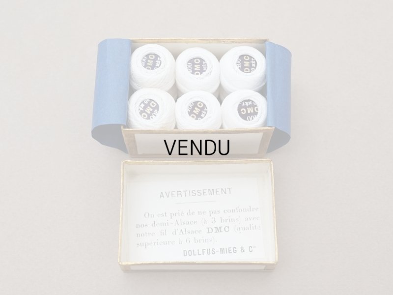画像8: アンティーク DMCの糸箱 FIL D'ALSACE DOLLFUS MIEC&CIE - DMC -