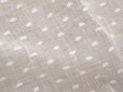 画像2: アンティーク  ドット刺繍入り コットンオーガンジー オフホワイト ファブリック 83×77cm (2)