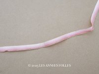 アンティーク シルクリボン 金糸の縁取り ピンクのグラデーション 幅7mm シルク製 リボン