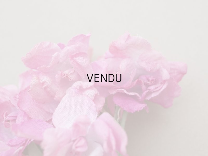 画像2: アンティーク 菫の布花 パルマ菫 ピンク