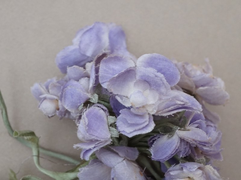 画像7: アンティーク 菫の布花 パルマ菫 